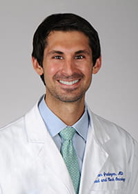 portrait of head and neck cancer surgeon Evan Graboyes