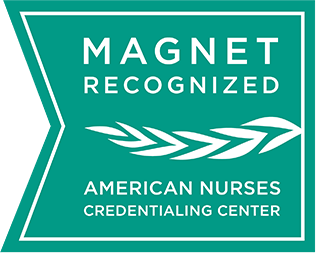 Magnet recognized American Nurses Credentialing Center badge