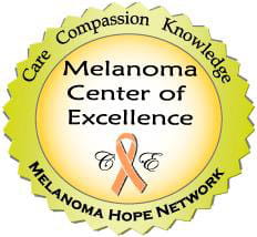 Melanoma Center of Excellence badge