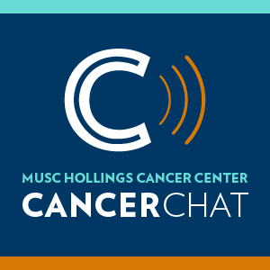 MUSC Hollings Cancer Center Cancer Chat graphic