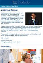 Hollings Headlines April 2020 covid transfusions screenshot