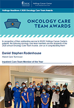 screenshot of hollings headlines care team awards newsletter april 2021