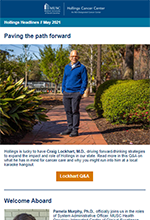 screenshot of hollings headlines newsletter may 2021