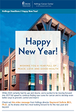 screenshot of hollings headlines new years newsletter january 2021