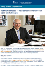 Hollings Headlines September 2020 screenshot