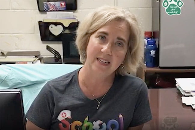 video screenshot of Wendy Judy