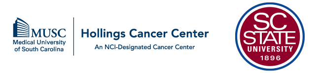 MUSC Hollings Cancer Center logo and South Carolina State University logo