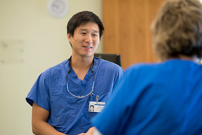 Dr. Bob Ling Hsai in clinic at MUSC