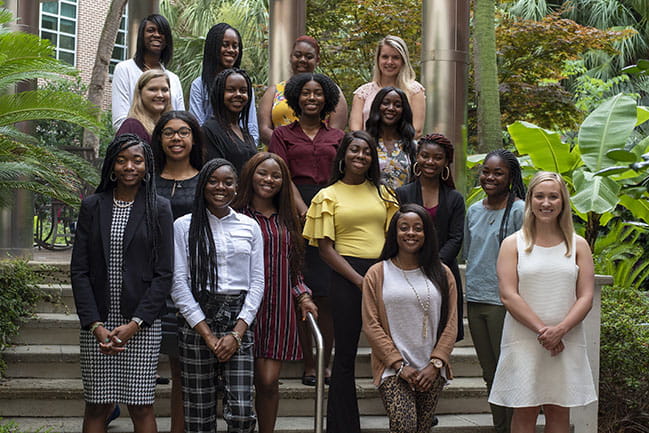 group photo of 2019 South Carolina Cancer Health Equity Consortium student fellows