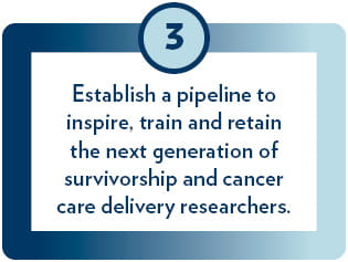 SCOR mission part 3: establish a pipeline to inspire, train and retain the next generation of survivorship and cancer care delivery researchers