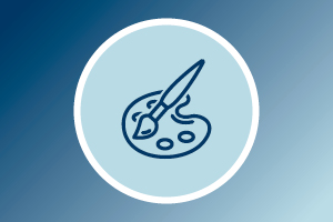 icon of a paintbrush and palette