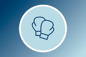 icon showing a pair of boxing gloves