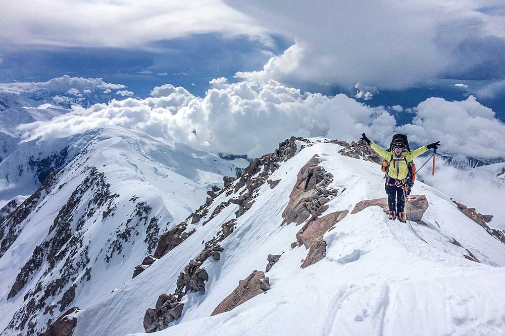 Cokie on mountain