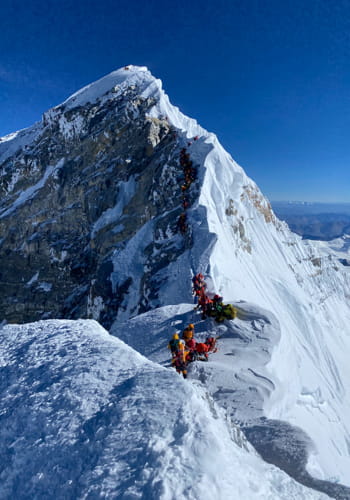 Cokie on Mount Everest